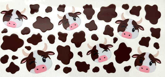 Mooo Dark Brown Cow